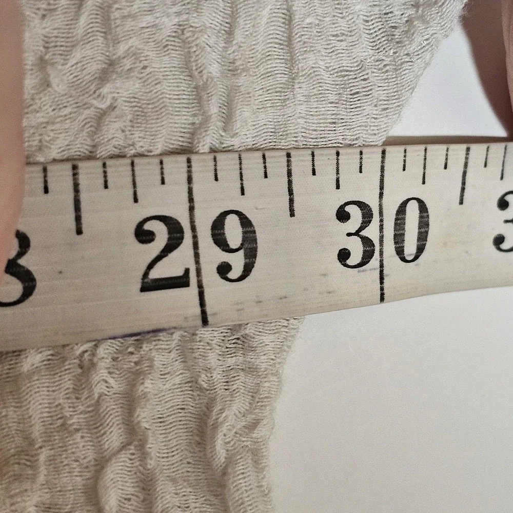 IC by Connie K Top Womens 2X Black White Guaze Art to Wear Blouse Lagenlook Boxy - Picture 13 of 15